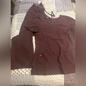 HeartSoul Women’s Medical Scrubs Brown